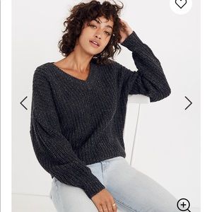 ⚡️SALE⚡️Madewell Pullover Pleat Sleeve Sweater Top